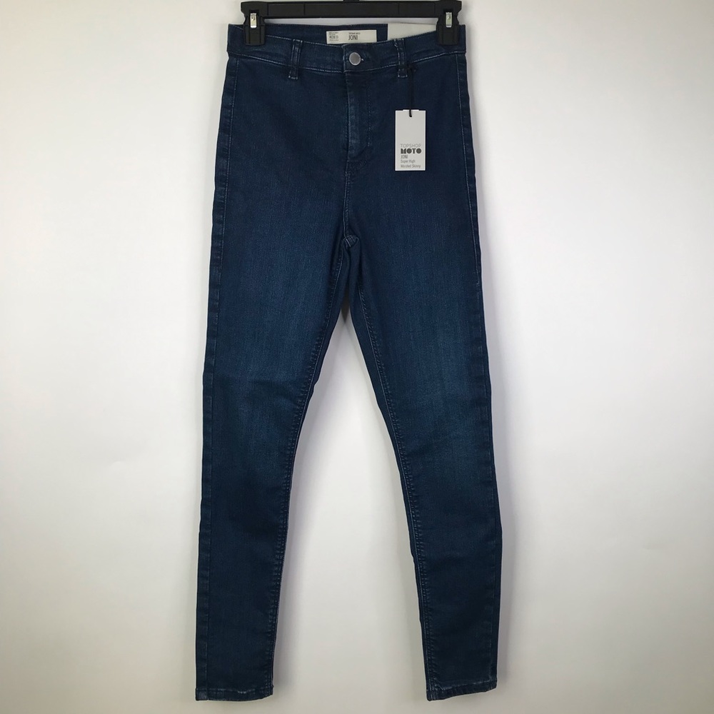 NWT Topshop Moto Joni High Waisted Skinny Jeans - Picture 2 of 6
